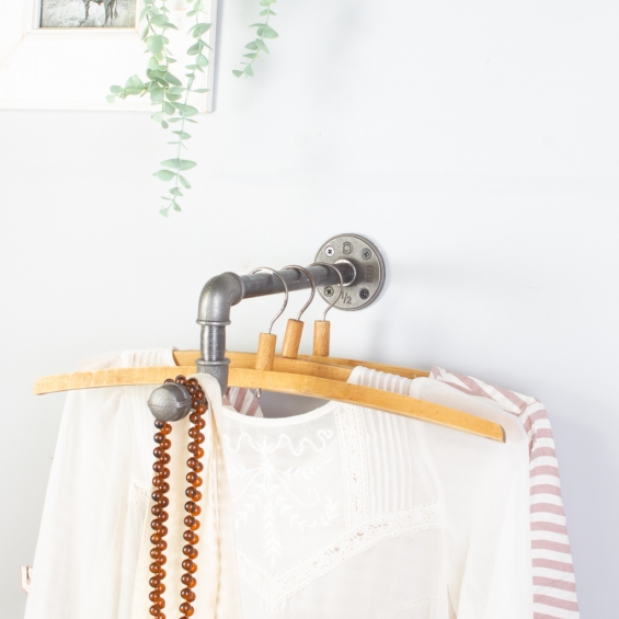 Industrial Single Clothes Rail