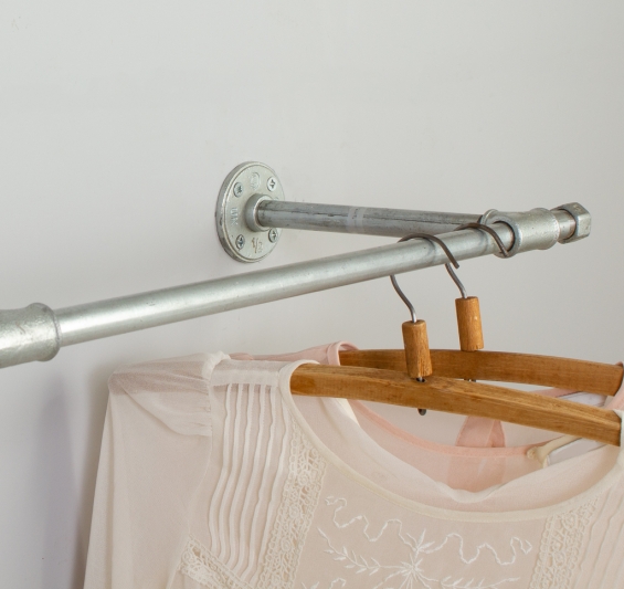 Notting Hill Industrial Clothes Rail Galvanised