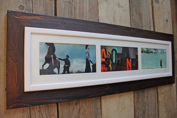 Reclaimed Wooden Landscape Aperture Photo Frame