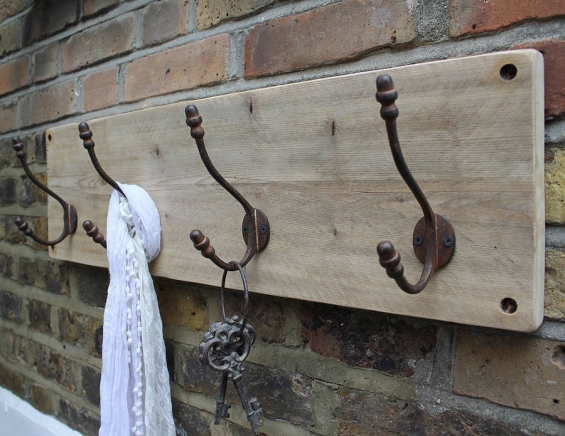 Reclaimed Wooden Acorn Hat And Coat Hook